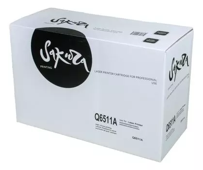 Картридж SAKURA Q6511A для HP, черный, 6000 к. LJ 2430tn/LJ 2420n/LJ 2420d/LJ 2420dn/LJ 2430/LJ 2430n/LJ 2430t/LJ 2410/LJ 2410n/LJ 2420