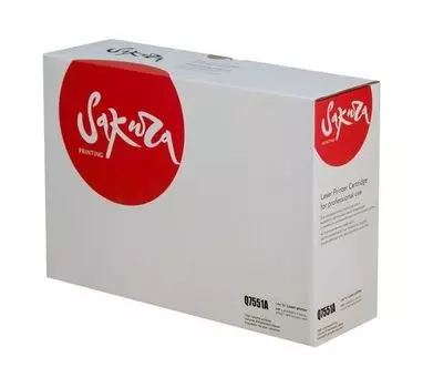 Картридж SAKURA Q7551A для HP P3005/P3005n/P3005d/P3005dn/3005x/M3027MFP/M3027xMFP/M3035MFP/M3035xsMF, черный, 6 500 к.