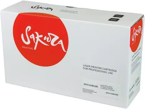 Картридж SAKURA SP311UHE/UXE Black для Ricoh Aficio 311DN, 311DNW ,SP 311SFN, SP 311SFNW, черный, 6400 к.