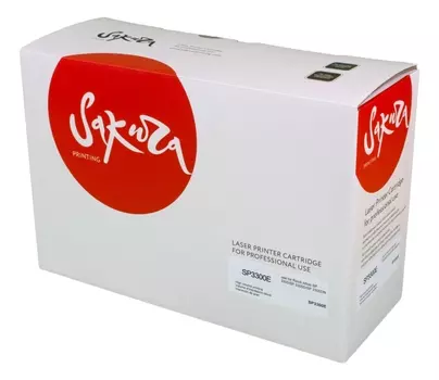 Картридж SAKURA SP3300E для Ricoh Aficio SP 3300, SP 3300D, Ricoh Aficio SP 3300DN, черный, 5000 к.
