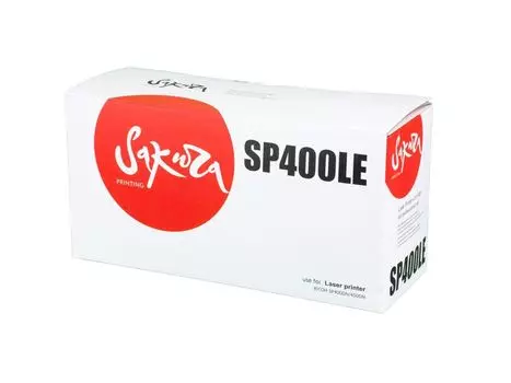 Картридж SAKURA SP400LE для Ricoh, черный, 2500 к. SP400DN/SP450DN