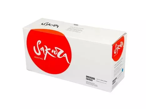 Картридж SAKURA SPC252EC для Ricoh, голубой, 4000 к. Aficio SPC252/SPC262