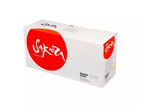 Картридж SAKURA SPC252EY для Ricoh, желтый, 4000 к. Aficio SPC252/SPC262