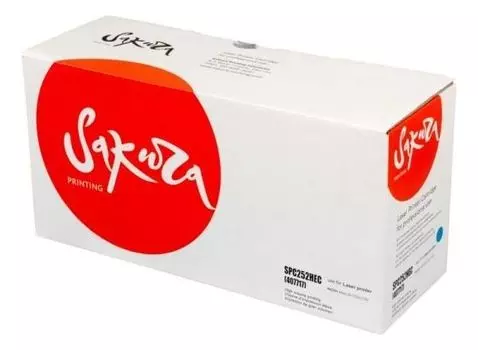 Картридж SAKURA SPC252HEC (407717) для Ricoh, голубой, 6000 к.