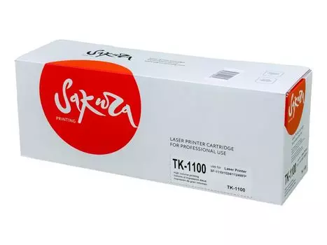 Картридж SAKURA TK1100 для Kyocera Mita, черный, 2100 к. SF-1110/SF-1024/1124MFP