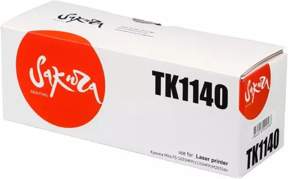 Картридж SAKURA TK1140 для Kyocera Mita FS-1035MFP/1135MFP/M2035dn, черный, 7200 к.