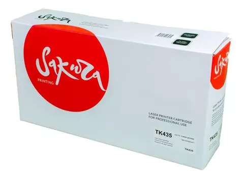 Картридж SAKURA TK435 для Kyocera Mita, черный, 15000 к. TASKalfa180/TASKalfa181/TASKalfa220/TASKalfa221