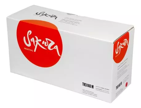 Картридж SAKURA TK5140M для Kyocera Mita, пурпурный, 5000 к. M6030cdn/P6130cdn/M6530xdn