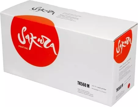 Картридж SAKURA TK560M для Kyocera Mita FS-C5300DN/ FS-C5350DN, ECOSYS 6030cdn, пурпурный, 10 000 к.