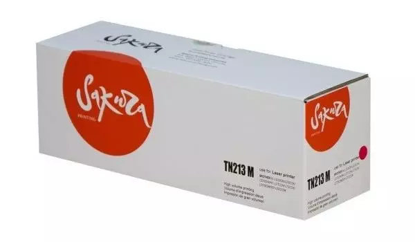 Картридж SAKURA TN213M для Brother DCP-L3550CDW/ DCP-L3550/ HL-L3230CDW/ HL-L3230/ MFC-L3770CDW/ MFC-L3770, пурпурный, 1300 к.