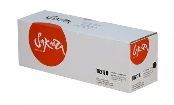 Картридж SAKURA TN217BK для Brother DCP-L3550CDW/ DCP-L3550/ HL-L3230CDW/ HL-L3230/ MFC-L3770CDW/ MFC-L3770, черный, 3000 к.
