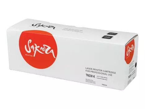 Картридж SAKURA TN230BK для Brother, черный, 2200 к. DCP-9010CN/HL-3040CN/3070CW/MFC-9120CN/9320CW