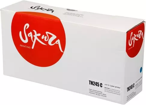 Картридж SAKURA TN245C для Brother HL-3140/3150/3170, DCP-9020, MFC-9140/9330/9340, синий, 2 200к.