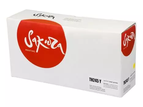 Картридж SAKURA TN245Y для Brother, желтый, 2200 к. MFC-9330/MFC-9340/HL-3140/HL-3150/HL-3170/DCP-9020/MFC-9140