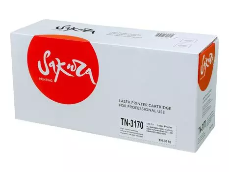 Картридж SAKURA TN3170 для Brother, черный, 7000 к. HL-5240/HL-5250/DCP-8060/HL-5280/DCP-8065/HL-5270/MFC-8460/MFC-8660/MFC-8670/MFC-8860/MFC-8870