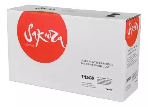 Картридж SAKURA TN3430 для Brother, черный, 3000 к. DCP-L5500DN/DCP-L6600DW/MFC-L5700DN/MFC-L5750DW/HL-L5000/HL-L5100/HL-L5200/HL-L6250/HL-L6300/HL-L6400/MFC-L6800/MFC-L6900