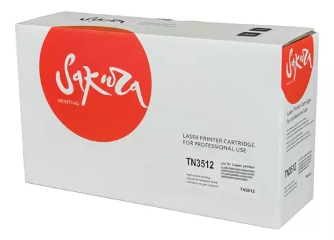 Картридж SAKURA TN3512 для Brother HL-L6250DN, HL-L6300DW, HL-L6300DWT, HL-L6400DW, HL-L6400DWT, DCP-L6600DW, MFC-L6800DW, MFC-L6800DWT, MFC-L6900DW, MFC-L6900DWT , черный, 12 000 к.