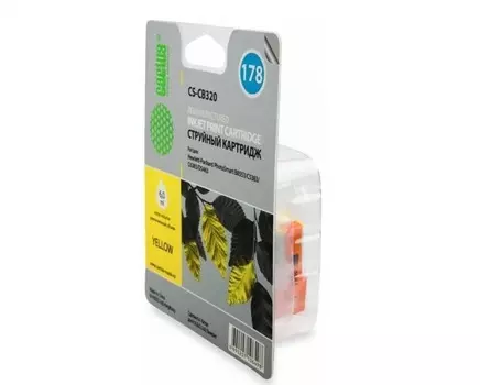 Картридж струйный Cactus CS-CB325N №178XL желтый для Canon PS B8553/C5383/C6383/D5463 (14.6мл)