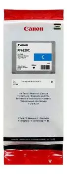 Картридж струйный Canon PFI-320 C 2891C001 голубой (300мл) для Canon imagePROGRAF TM-200/205
