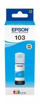 Картридж струйный Epson 103C C13T00S24A голубой (65мл) для Epson L3100/3110/3150