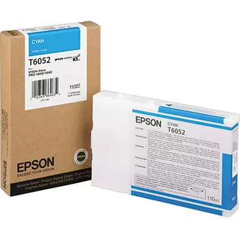 Картридж струйный Epson T6052 (C13T605200) Cyan