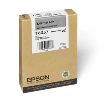 Картридж струйный Epson T6057 (C13T605700) Light Black