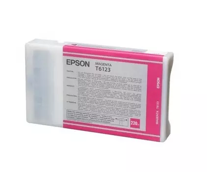 Картридж струйный Epson T6123 (C13T612300) Magenta