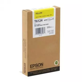 Картридж струйный Epson T6124 (C13T612400) Yellow