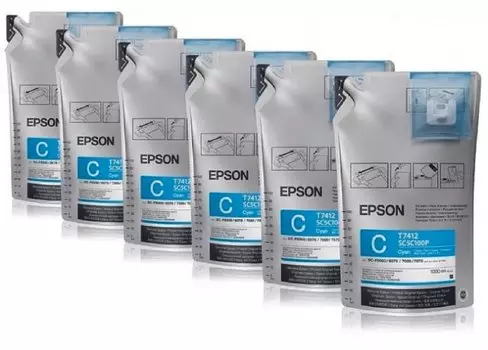 Картридж струйный Epson T905240 (C13T905240) Cyan