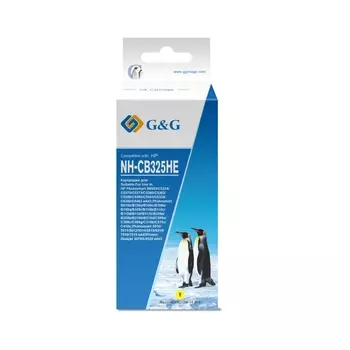 Картридж струйный G&amp;G NH-CB325HE желтый (14.2мл) для HP Photosmart B8553/C5324/C5370/C5373/C5380/C5383