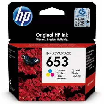 Картридж струйный HP 653 (3YM74AE) трехцветный