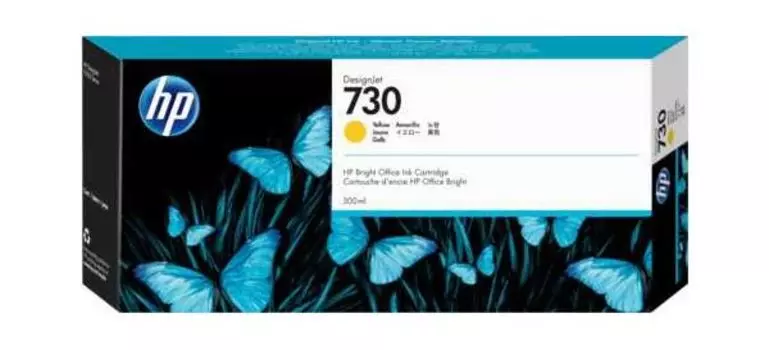 Картридж струйный HP 730 P2V70A желтый (400мл) для HP DJ T1700