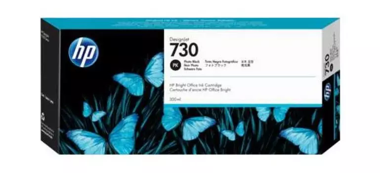Картридж струйный HP 730 P2V73A фото черный (400мл) для HP DJ T1700