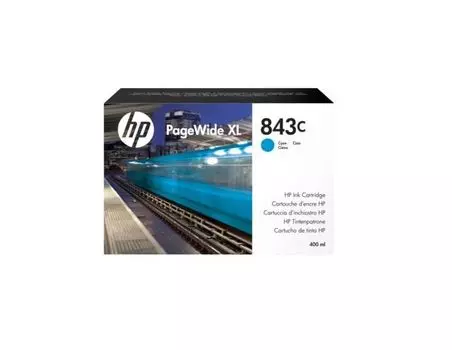 Картридж струйный HP 843C C1Q66A голубой