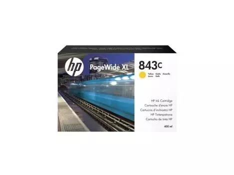 Картридж струйный HP 843C C1Q68A желтый