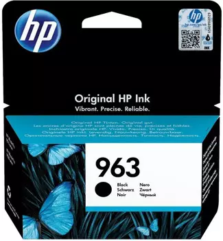Картридж струйный HP 963 3JA26AE черный (1000стр.) для HP OfficeJet Pro 901x/902x/HP