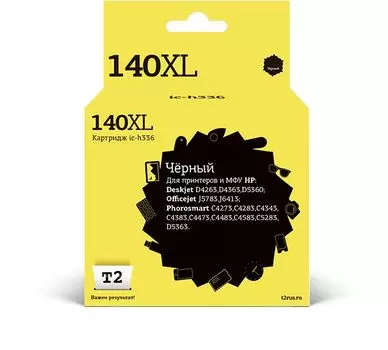 Картридж струйный T2 IC-H336 №140XL Black