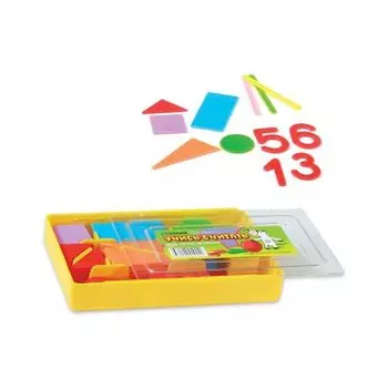 Касса цифр и счетных материалов СТАММ Учись считать, 132 элемента