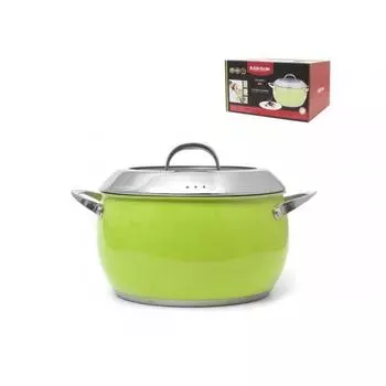 Кастрюля ATTRIBUTE STEEL GREENERY 20х11см 3.3л