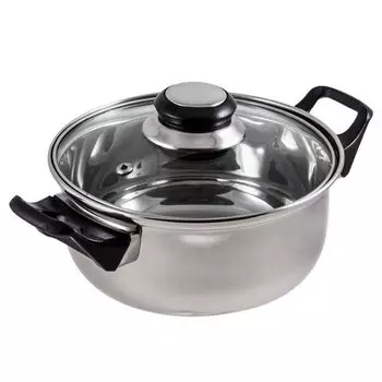 Кастрюля BAK-02 2л, нерж. сталь