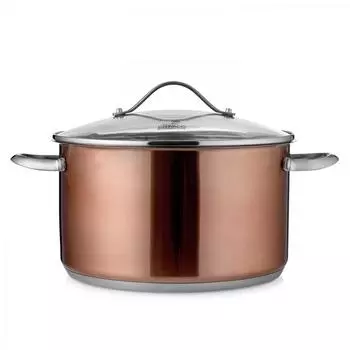 Кастрюля Esprado Guarda 6л, шоколадный, нерж. сталь