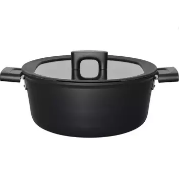 Кастрюля Fiskars Hard Face (1052228) черный