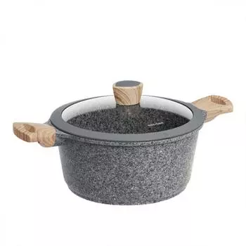 Кастрюля NADOBA MINERALICA 24 см/4,3 л, с антипригарным покрытием