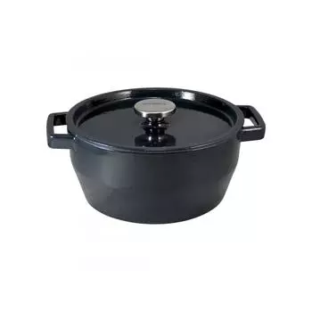 Кастрюля PYREX 24см серая 3.6л чугун