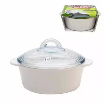 Кастрюля PYREX FLAME 1л витрокерамика