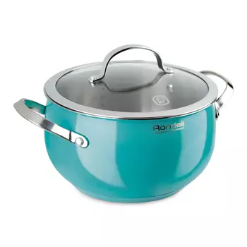 Кастрюля Rondell Turquoise RDS-718 3,8л