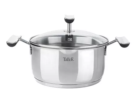 Кастрюля TalleR TR-7247, нержавеющая сталь, 3 л
