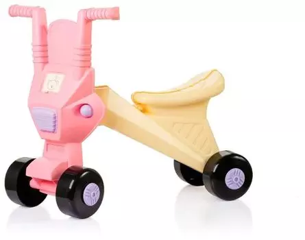 Каталка-беговел "Мишутка" (лимонный) Огонек С-1441