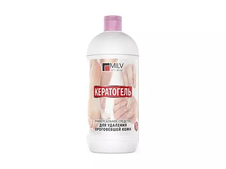 Кератогель Milv Универсальное средство для удаления ороговевшей кожи 1000 мл