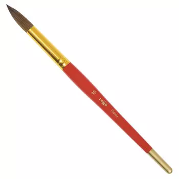 Кисть ГАММА, пони (1 штука), круглая, №10, 280618.04.010, (15 шт.)